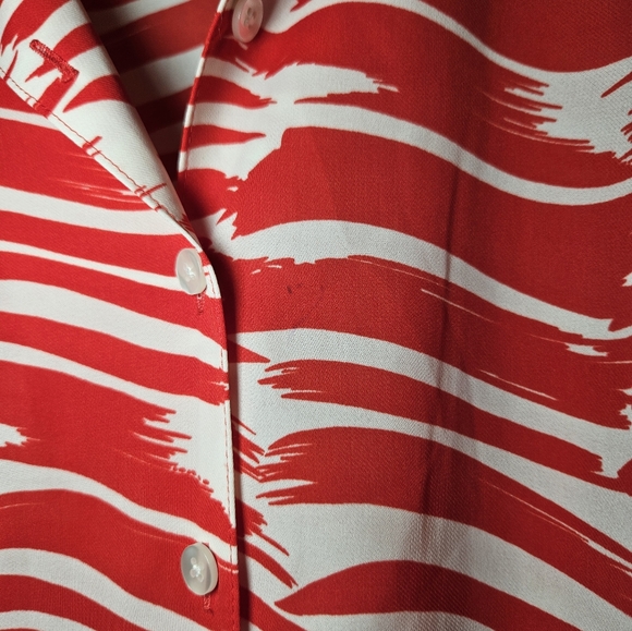 Red and white striped dress | Cabi | Size SM - Picture 3 of 7